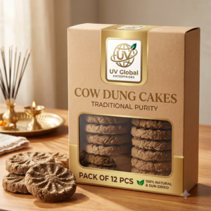 Cow Dung Cake Pack of 12 Pcs